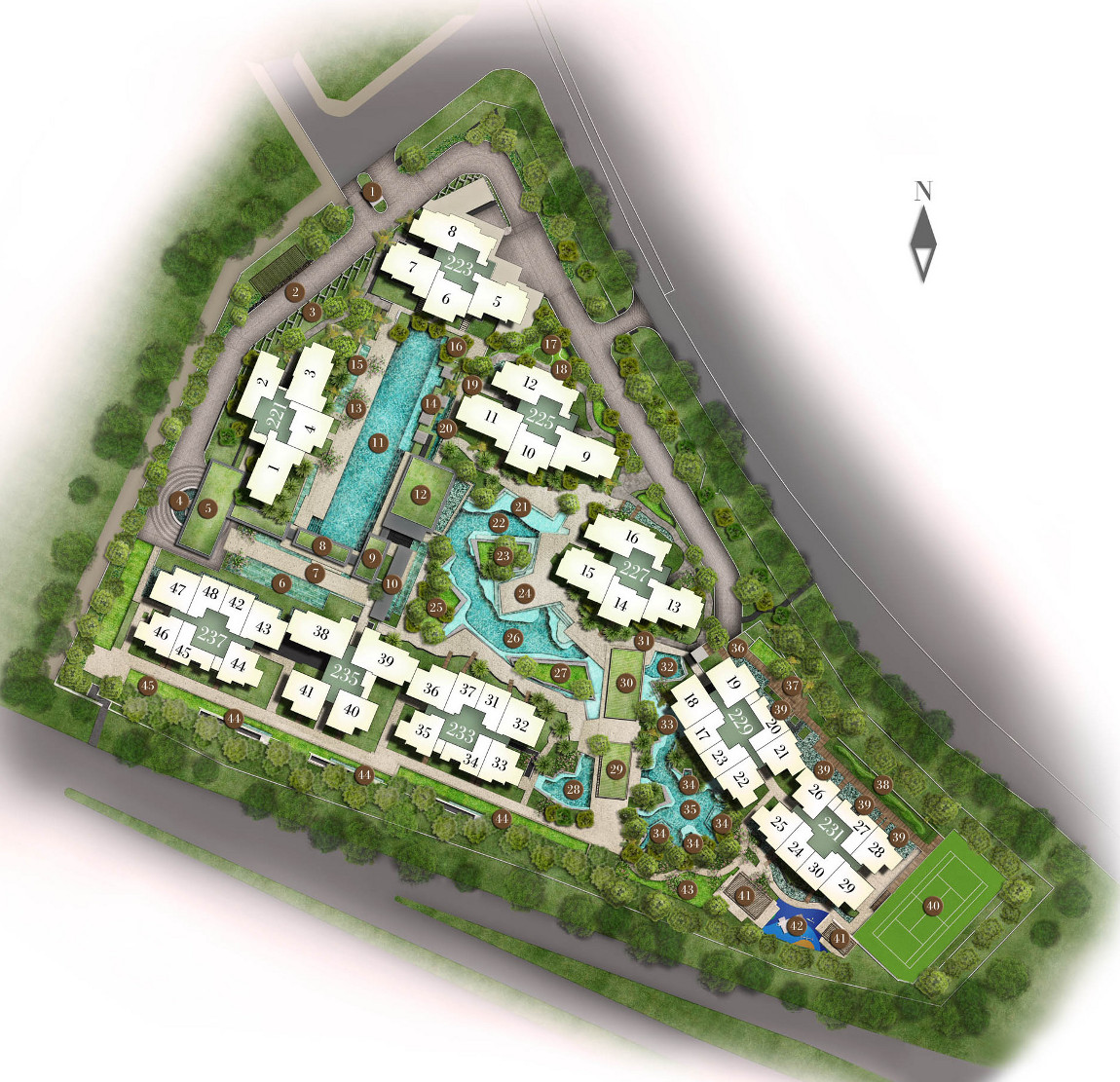Botanique @ Bartley Site Plan